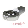 Durbal EF30-20-502 Maintenance Free Left Hand Metric Steel / PTFE Lined Female Rod End M30x2 Thread