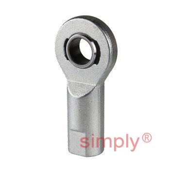 Durbal EF35-20-501 Maintenance Free Right Hand Metric Steel / PTFE Lined Female Rod End M36x3 Thread