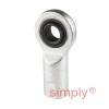 Durbal EFN25-20-502 Maintenance Required Left Hand Metric Steel Female Rod End M24x2 Thread