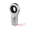 Durbal EFN40-21-501 Maintenance Required Right Hand Metric Steel Female Rod End M39x3 Thread