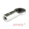Durbal EFN60-21-501 Maintenance Required Right Hand Metric Steel Female Rod End M52x3 Thread