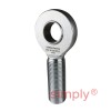 Durbal EM35-20-502 Maintenance Free Left Hand Metric Steel / PTFE Lined Male Rod End M36x3 Thread