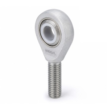 Durbal EMA25-60-501 Maintenance Free Right Hand Metric Aluminium / PTFE Lined Male Rod End M24x2 Thread