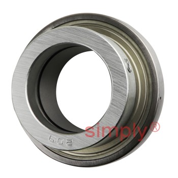 SNR ES209G2 Metric Flatback Spherical Outer Bearing Insert 45mm Bore 85mm Outside Diameter with Eccentric Collar