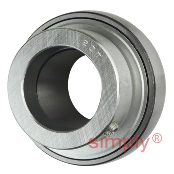 SNR EX207G2 Metric Full Width Spherical Outer Bearing Insert 35mm Bore 72mm Outside Diameter with Eccentric Collar