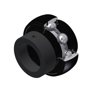 SNR EX204-12G2T20 Imperial Full Width Spherical Outer High Temp Bearing Insert 3/4 inch Bore 47mm Outside Diameter with Eccentric Collar - Allow 2-3 Days