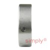SNR EXF310 Metric Four Bolt Square Cast Iron Flange Housing with 50mm Bore Eccentric Collar Insert