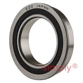 F67012RS Budget Rubber Sealed Flanged Thin Section Deep Groove Ball Bearing 12x18x4mm