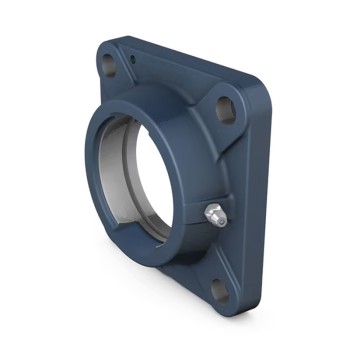 FAG F208 Four Bolt Cast Iron Square Flanged Housing (Insert not included)