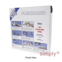 304 Stainless Steel Jubilee Flexiband 30m Roll ONLY