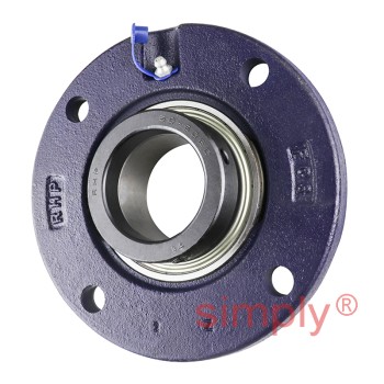 RHP FC50EC-RHP Four Bolt Round Cast Iron Flanged Bearing Unit and 50mm Insert