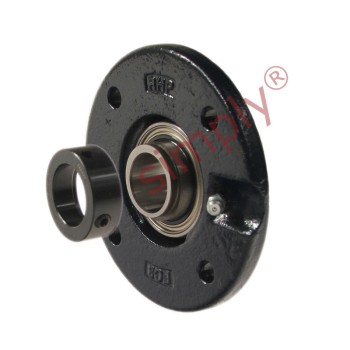 RHP FC40DEC-RHP Four Bolt Round Cast Iron Flanged Bearing Unit and 40mm Insert