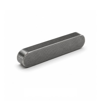 Metric Carbon Steel DIN6885 Feather Key with 2 Rounded Ends 45x25x300mm - Allow 2-3 Days