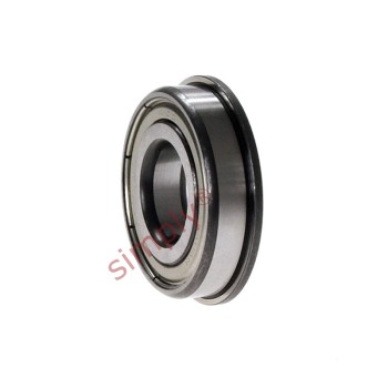 SMF63ZZ Budget Metal Shielded Stainless Steel Flanged Deep Groove Ball Bearing 3x6x2.5mm