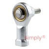 Branded FS-M06S Right Hand Metric Steel / PTFE Lined Maintenance Free Studded Female Rod End M6x1 Thread