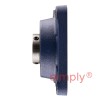 SKF FY30TR Square Cast Housing with Grub Screws 30mm Insert