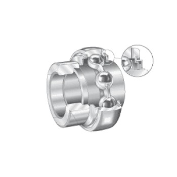 INA GE20XLKLLB Metric Spherical Outer Bearing Insert with L Seals and Eccentric Collar 20x47x43.7mm