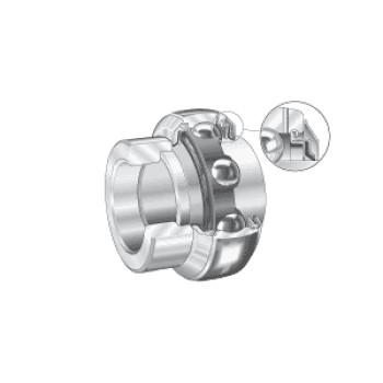 INA GE25KRRB2CA Metric Spherical Outer Bearing Insert with R Seals with Flinger Shields and Eccentric Collar 25x52x44.5mm