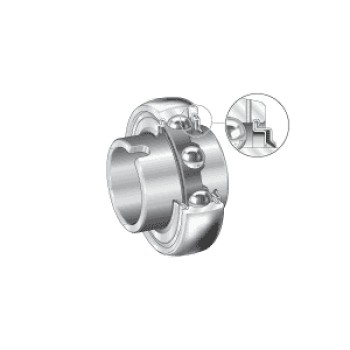 INA GLE20XLKRRB Metric Spherical Outer Bearing Insert with R Seals and Drive Slot in Inner Ring 20x47x34.1mm