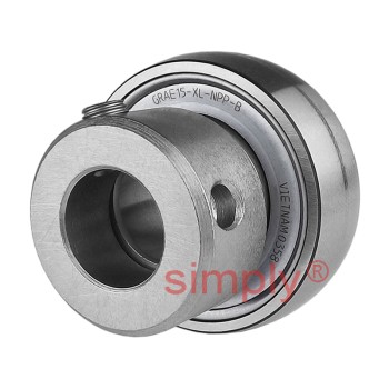 INA GRAE15XLNPPB Metric Spherical Outer Bearing Insert with P Seals and Eccentric Collar 15x40x28.6mm