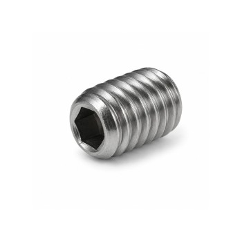 M8x40 Metric Stainless Steel A2 Cone Point Grub Screw 40mm Length 1.25mm Pitch