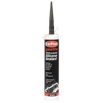 CarPlan Gastite Silicone Sealant (Black) 310ml