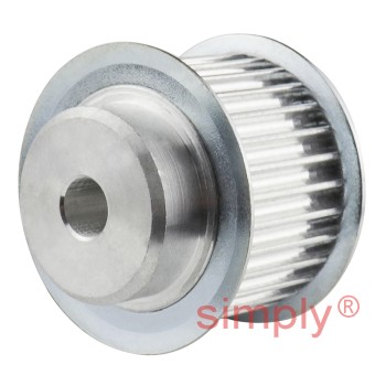 P10-3M-15F - 3mm Pitch 10 Tooth Flanged HTD Type Aluminium Timing Pulley for 15mm Wide Belts