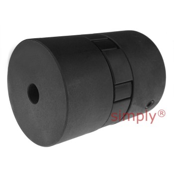 Major Branded L035B/L035B Pilot Bored Jaw Coupling Assembly Max Bore 8mm with Nitrile Rubber Insert