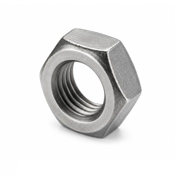 Unifix M10x17 - Grade 4 Steel Lock Nut DIN 936 with 1.5mm Pitch and Bright Zinc Plated Finish