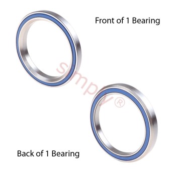 Budget MH-P25K Angular Contact Headset Bearing with External and Internal Chamfers 36x45 deg 40x52x6.5mm