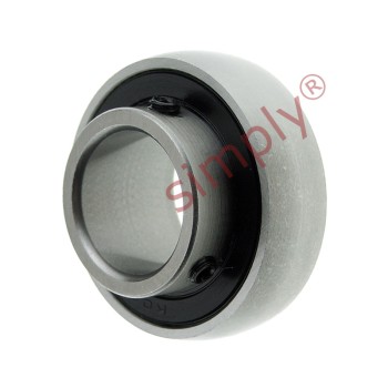 SK002 Stainless Steel Metric Grub Screw Type Bearing Insert with 15mm Bore 32mm Outside Dia