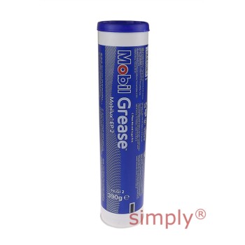 Mobil Mobilux EP2 NLGI 2 Grease 390g Cartridge