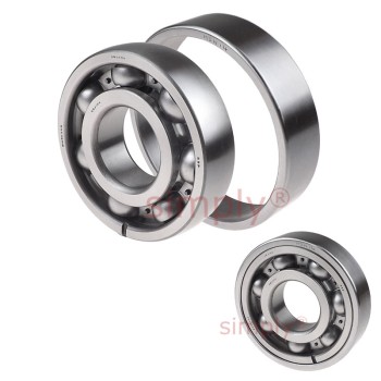 RHP MSN14 Parallel Outer Open Deep Groove Ball Bearing with Spherical Seating Ring 1-3/4x4-5/8x1-1/8 inch