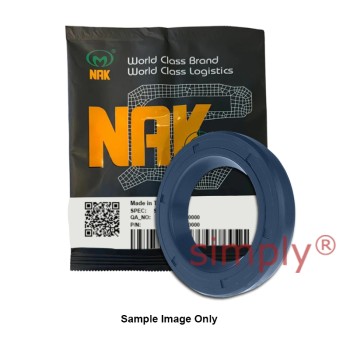NAK 22x32x6/6.5mm HIGH PRESSURE Blue Nitrile Rubber Double Lip Rotary Shaft Oil Seal with Extra Internal Sealing Profile with Garter Spring TCN11