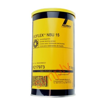 Kluber Isoflex NBU15 Synthetic Precision Angular Contact Spindle Bearing Lubricant 1 kg Tin