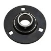 NTN ASPF201 Round 3 Bolt Pressed Steel Bearing Housing with 12mm Insert - Allow 2-3 Days