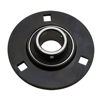 NTN ASPF201 Round 3 Bolt Pressed Steel Bearing Housing with 12mm Insert - Allow 2-3 Days