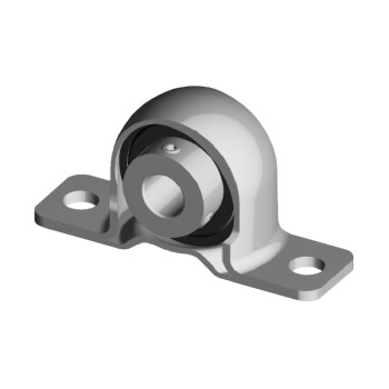 NTN ASPP201 Metric Pressed Steel Two Bolt Plummer Block Housing with 12mm Insert - Allow 2-3 Days