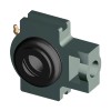 NTN M-SM-UCT207-106D1 Imperial Cast Iron Take Up Unit with 1-3/8 inch Bore Bearing Unit with Steel Plate Cover - Closed Version - Allow 2-3 Days