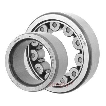 RHP NU305ECJC3 Single Row Cylindrical Roller Bearing with Steel Cage 25x62x17mm