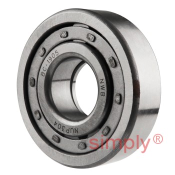 NUP304 Budget Single Row Cylindrical Roller Bearing 20x52x15mm