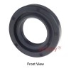 10x20x8DC Metric Fork and Damper Nitrile Rubber Oil Seal with 2 Opposite Facing Individually Sprung Sealing Lips