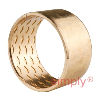 PRM353920 Premier Budget Metric Plain Wrapped Bronze Bush 35x39x20mm