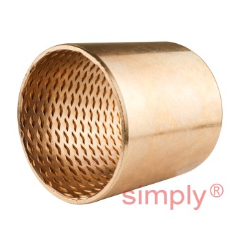 PRM556060 Premier Budget Metric Plain Wrapped Bronze Bush 55x60x60mm