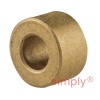 Budget PSM051006A51 Metric Plain Solid Bronze Bush Bearing 5x10x6mm