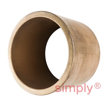 Budget PSM9010580A51 Metric Plain Solid Bronze Bush Bearing 90x105x80mm