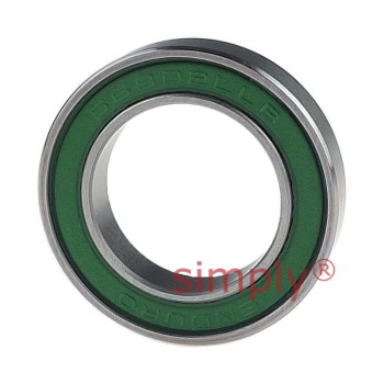 ENDURO S6802LLB Stainless Steel Deep Groove Bearing with Low Friction Seals 15x24x5mm