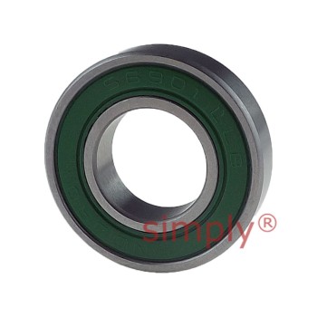 ENDURO S69012RS Stainless Steel Rubber Sealed Deep Groove Bearing 12x24x6mm