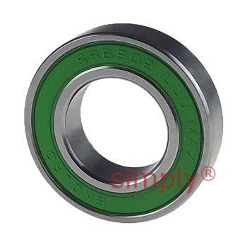 ENDURO S69022RSMAX Stainless Steel Rubber Sealed Deep Groove Bearing 15x28x7mm