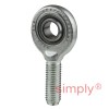 SKF SA10C Right Hand Steel / PTFE Sintered Bronze Lined Plain Male Rod End M10 Thread
